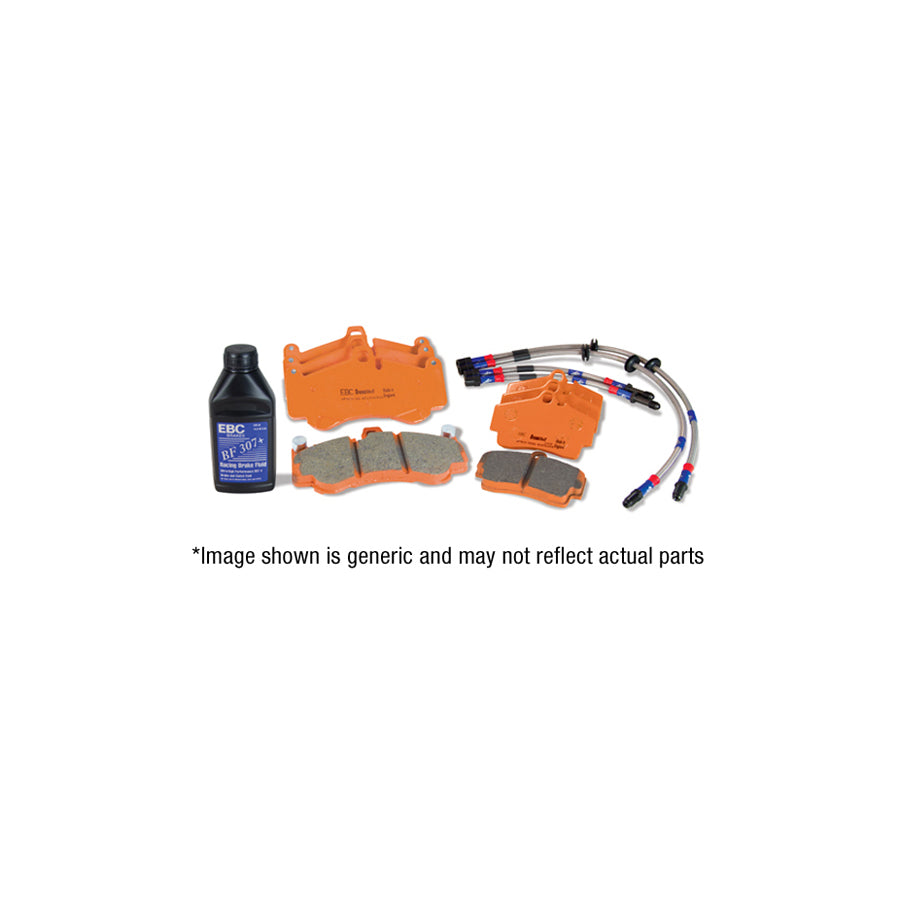 EBC PLK1572R Lamborghini Murcielago Orangestuff Pads and Brake Line Track Pack - Brembo Caliper 1 | ML Performance UK Car Parts