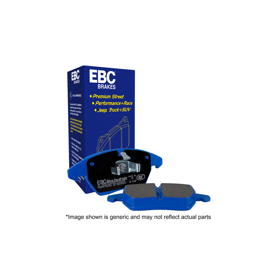 EBC DP51140NDX Bugatti Cadillac Chrysler Ford Bluestuff NDX Front/Rear Brake Pads - Girling/TRW/Brembo Caliper 1 | ML Performance UK Car Parts