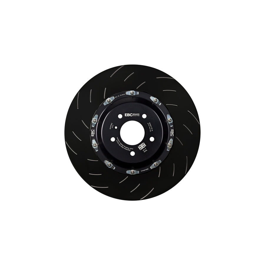 EBC SG2F015OS Nissan GT-R (R35) Racing 2 Piece Floating SG Grooved Discs Front (Complete Assembly) - Brembo Caliper 2 | ML Performance UK Car Parts