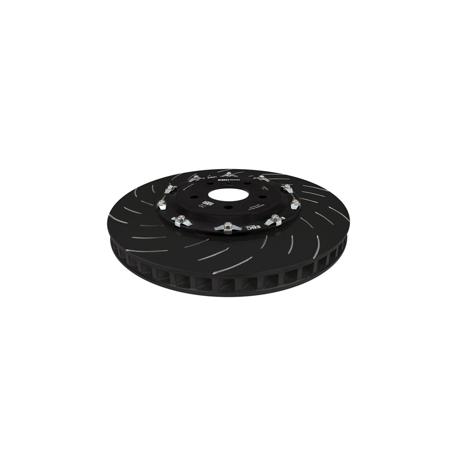 EBC SG2F015 Nissan GT-R (R35) Racing 2 Piece Floating SG Grooved Discs Front (Complete Assembly) - Brembo Caliper 1 | ML Performance UK Car Parts