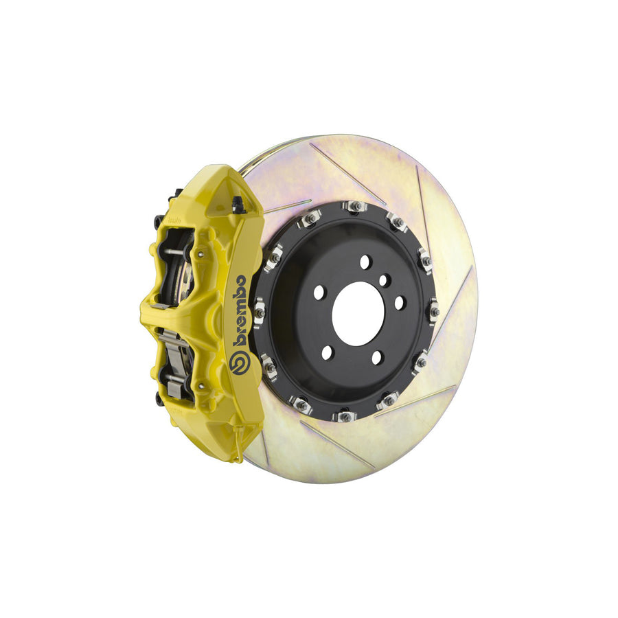 Brembo 1L2.9501A Bentley Front GT 6-Pistons Slotted 2-piece Big Brake Kit 411x34mm (Inc. Continental, Flying Spur)