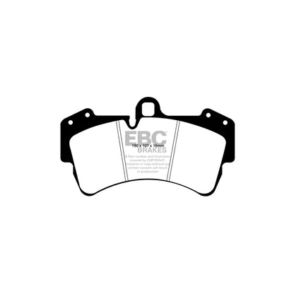 EBC PLK1691 Porsche Cayenne (9PA) Yellowstuff Pads and Brake Line Performance Pack - Brembo Caliper 2 | ML Performance UK Car Parts