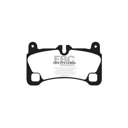 EBC PLK1694 Porsche Cayenne (9PA) Yellowstuff Pads and Brake Line Performance Pack - Brembo Caliper 3 | ML Performance UK Car Parts