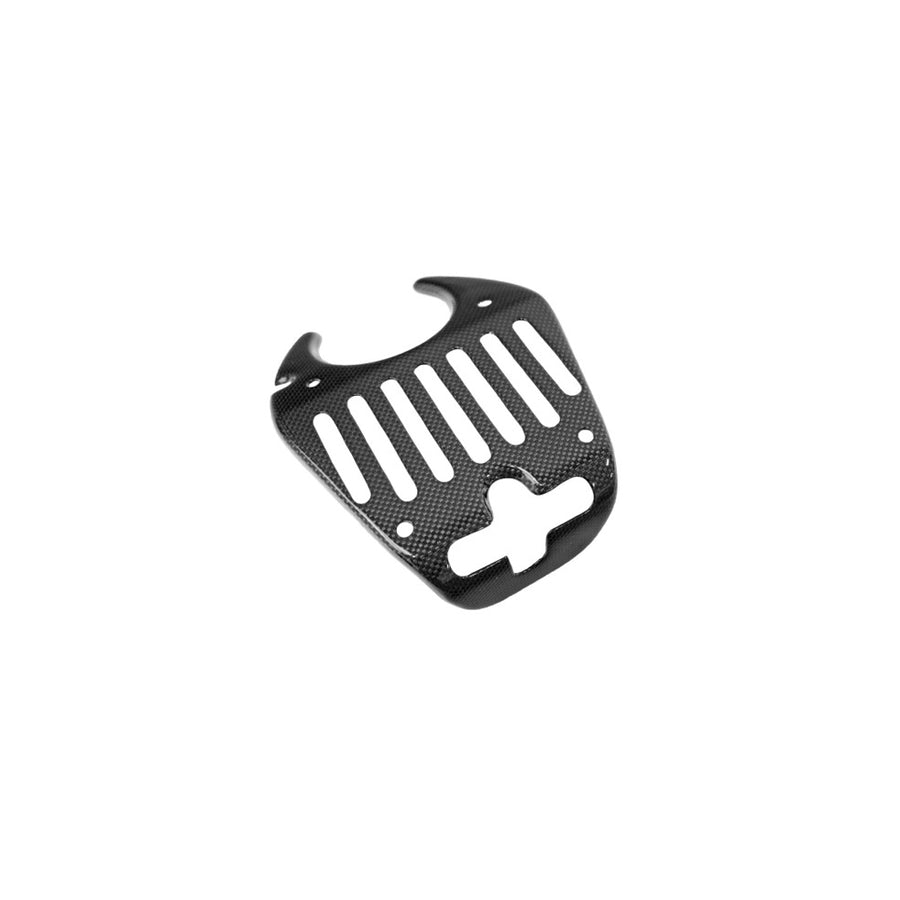 Carbon Fiber Rear Hatch Lock Cover - Ferrari 458 Italia/Spider  | Supercar Parts UK