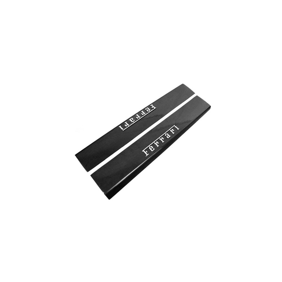 Carbon Fiber Right and Left Door Sills with Ferrari Chrome Script - Ferrari F12 Berlinetta  | Supercar Parts UK