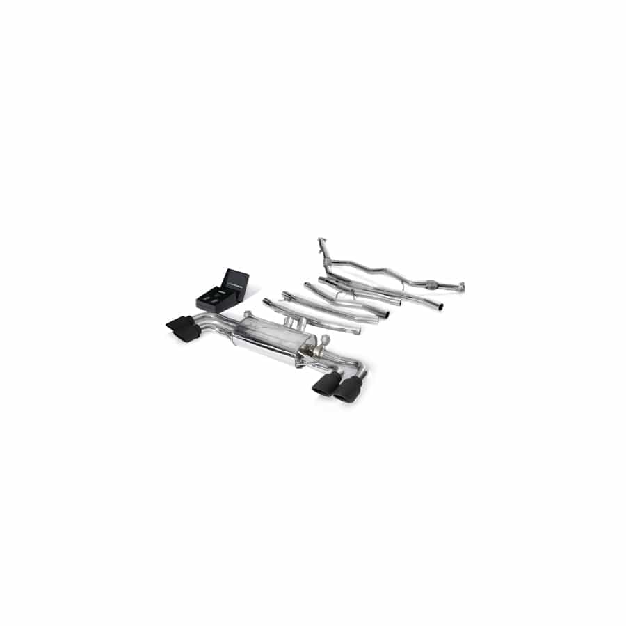 Armytrix PE3T2-QS30M Valvetronic Exhaust System Porsche Cayenne S 2.9L V6 TT 2019-2020 with Quad Matte Black 4"  | Supercar Parts UK UK Car Parts