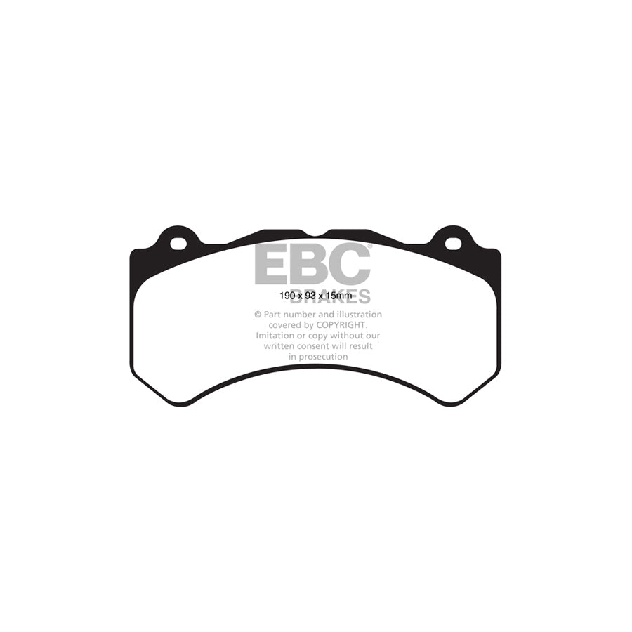 EBC DP31853C Cadillac Chevrolet Dodge Redstuff Front Brake Pads - Brembo Caliper 2 | ML Performance UK Car Parts