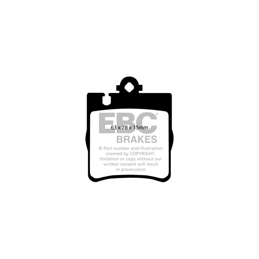 EBC PD06KR281 Mercedes-Benz R171 Greenstuff Rear Brake Pad & USR Disc Kit - ATE Caliper 2 | ML Performance UK Car Parts