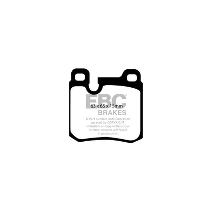 EBC DP4996R Porsche 911 (964) Yellowstuff Rear Brake Pads - ATE Caliper 2 | ML Performance UK Car Parts