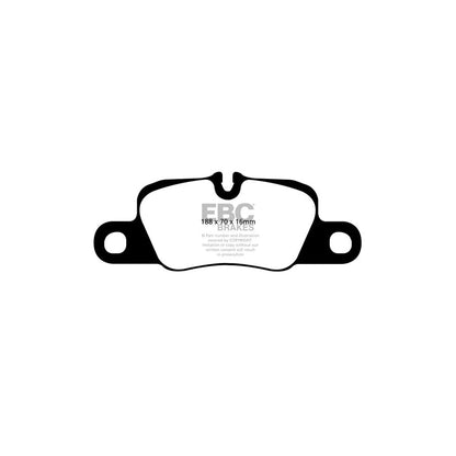 EBC DP81858RPX Porsche RP-X Full Race Rear Brake Pads - Brembo Caliper 2 | ML Performance UK Car Parts