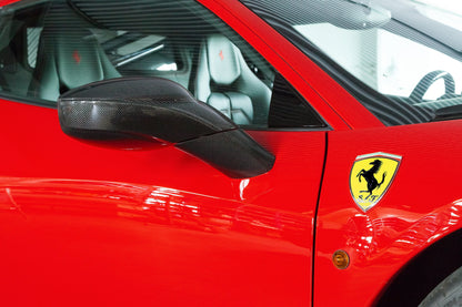 Capristo 03FE00410005LM Ferrari 458 Carbon Mirror Cases (Matte) 