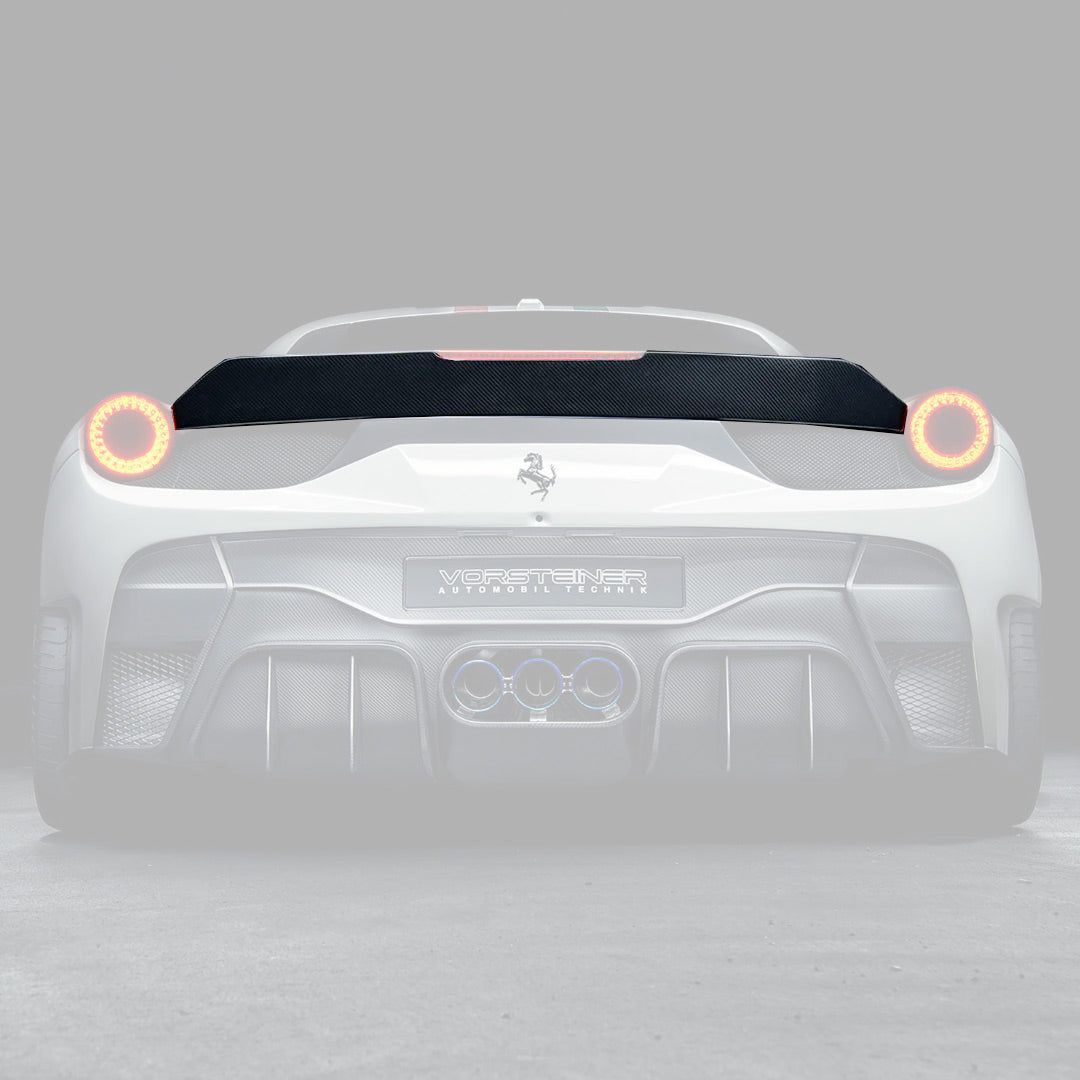 Vorsteiner FRV1160 Ferrari 458 Italia VX Carbon Fiber Decklid Spoiler Supercar Parts UK