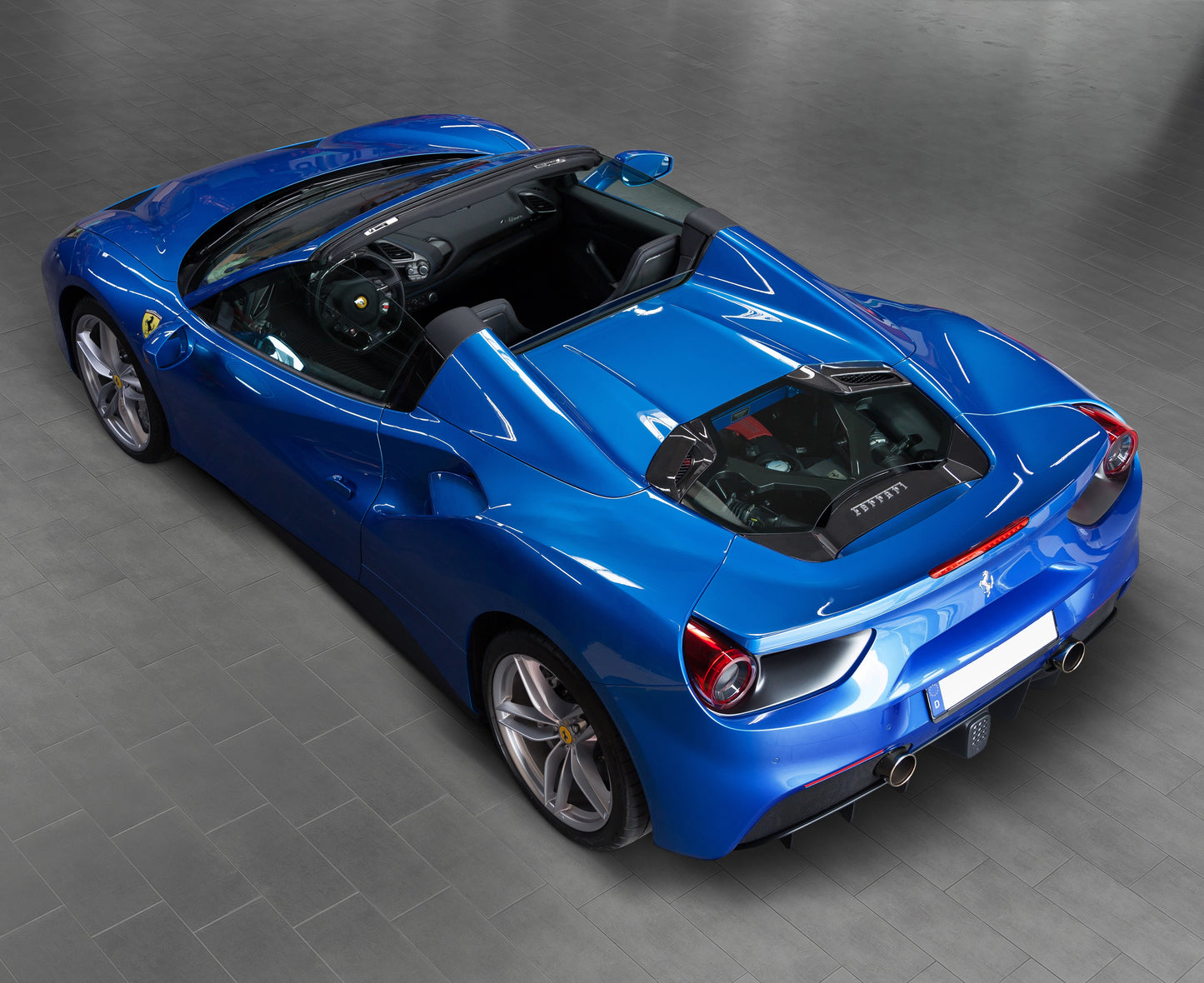 Capristo 03FE08710013LG Ferrari 488 GTS/Pista Carbon and Glass Bonnet 
