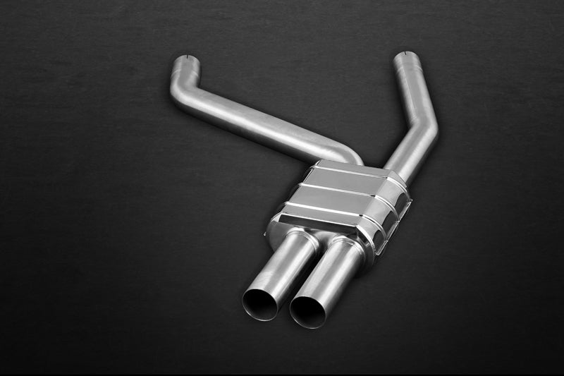 Capristo 02PO01703002 Porsche 958 Cayenne V8 Induction ECE Valved Exhaust with Mid-Pipes (CES3) 