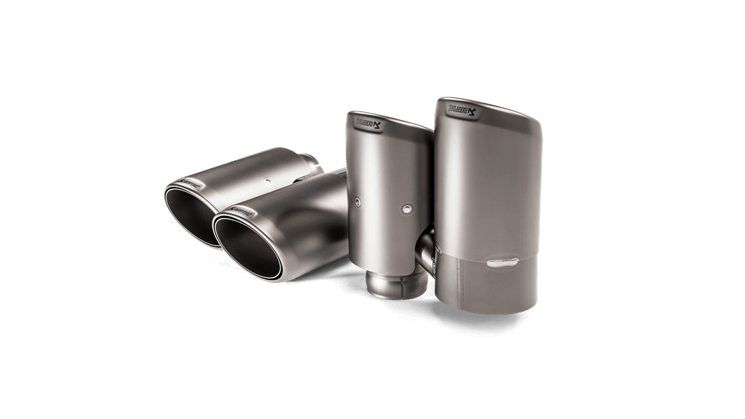 AkrapovicPorsche 536 Cayenne Evolution Line Titanium Tail Pipe Set (Inc. Cayenne S, E-Hybrid, Turbo & Cayenne Coupe Turbo S E-Hybrid) - Supercar Parts UK