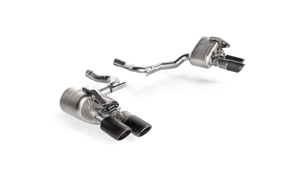 AkrapovicPorsche 971 Panamera 4 Slip-On Line Titanium Exhaust System (Panamera 4 E-Hybrid, Panamera 4S, Panamera Sport Turismo 4 E-Hybrid & Panamera Sport Turismo 4S) - Supercar Parts UK