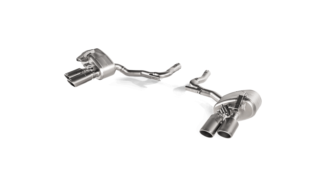 AkrapovicPorsche 971 Panamera 4 Slip-On Line Titanium Exhaust System (Panamera 4 E-Hybrid, Panamera 4S, Panamera Sport Turismo 4 E-Hybrid & Panamera Sport Turismo 4S) - Supercar Parts UK