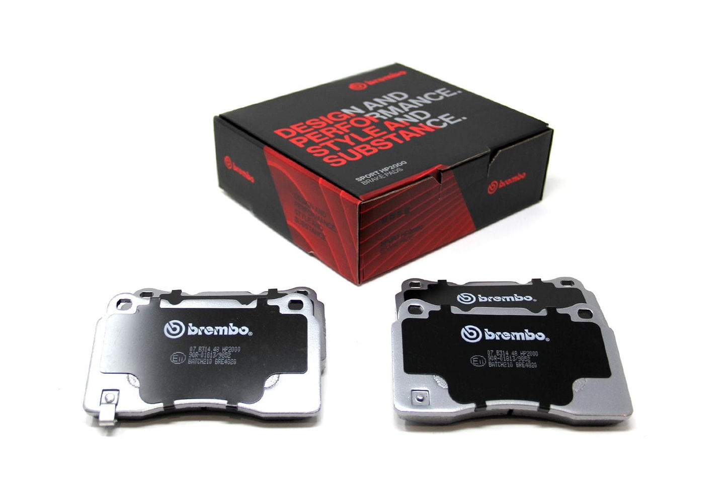 BREMBO 07.B314.48 High Performance Front Brake Pad Set - Supercar Parts UK