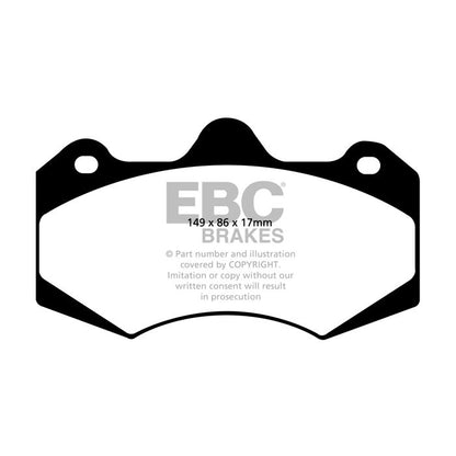 EBC DP4042R Yellowstuff Brake Pads Front