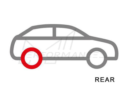 EBC Audi Seat Skoda Volkswagen Yellowstuff 4000 Series Rear Sport Brake Pads & USR Slotted Discs Kit - ATETRW Caliper (Inc. 8X A1, 6L Ibiza, 1U Octavia & MK4 Golf) | ML Performance UK