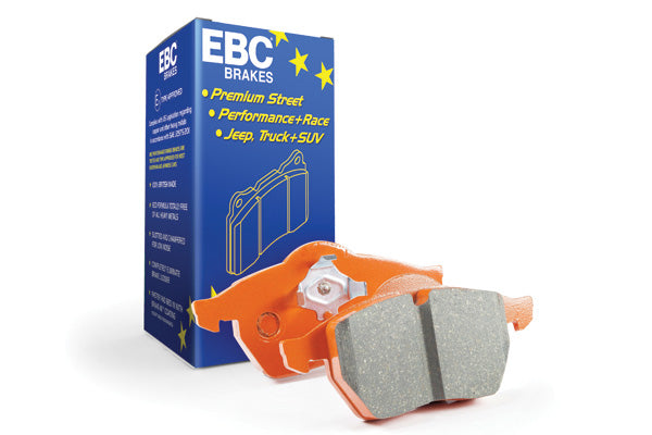 EBC Porsche 987 981 718 Orangestuff Race Rear Brake Pads - Brembo Caliper (Inc. Boxster S,  Boxster GTS, Cayman R &  Cayman GTS) | ML Performance UK