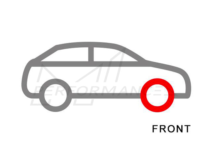 EBC Porsche Volkswagen Premium OE Replacement Front Discs - Brembo Caliper (E1 Cayenne & Touareg) | ML Performance UK