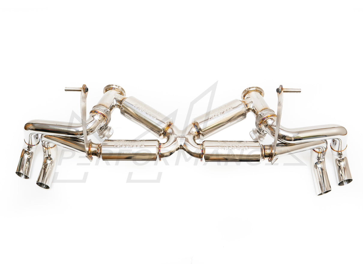 Fabspeed Audi R8 V10 Valvetronic Supersport X-Pipe Exhaust System (2009 - 2015) - Supercar Parts UK