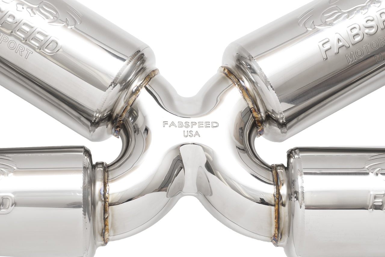 Fabspeed Audi R8 V10 Supersport X-Pipe Exhaust System (2009 - 2015) - Supercar Parts UK