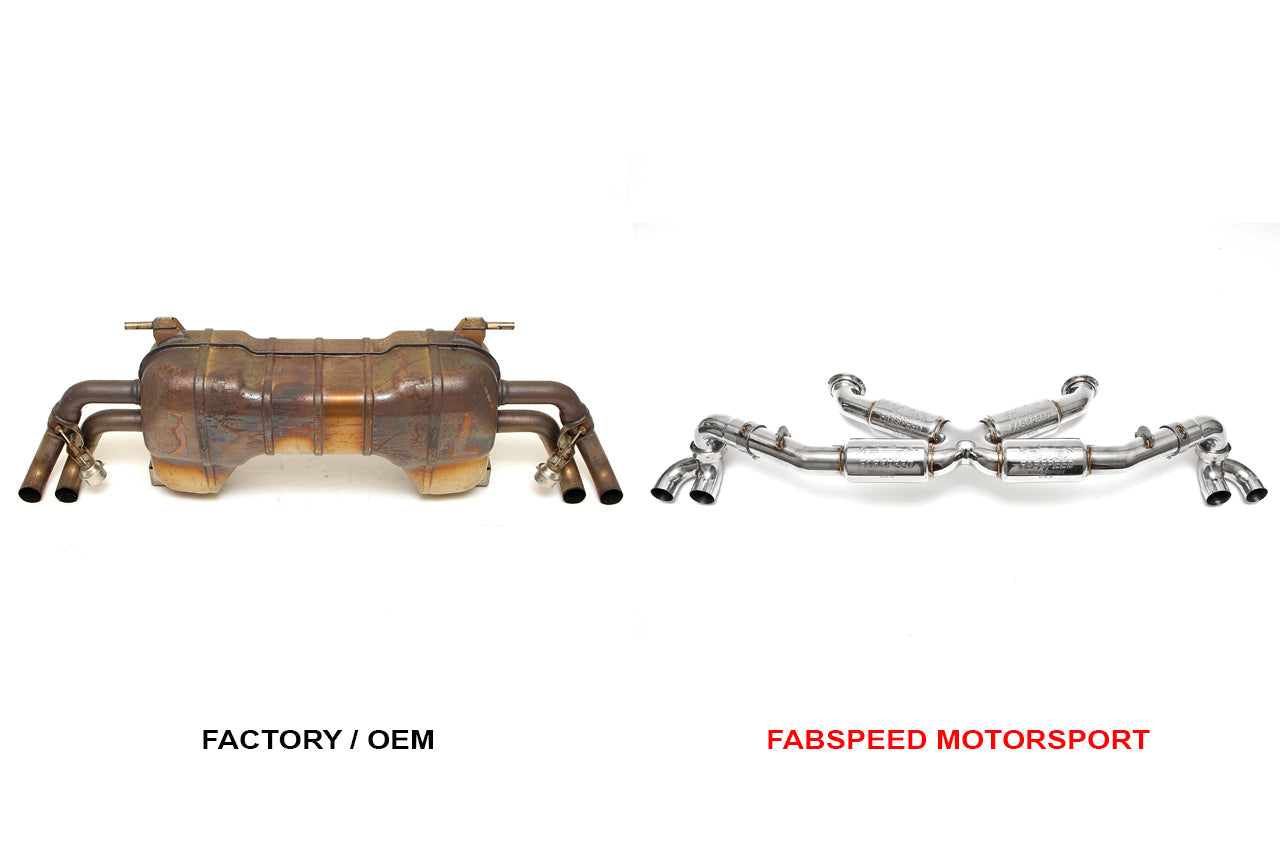 Fabspeed Audi R8 V10 Supersport X-Pipe Exhaust System (2009 - 2015) - Supercar Parts UK