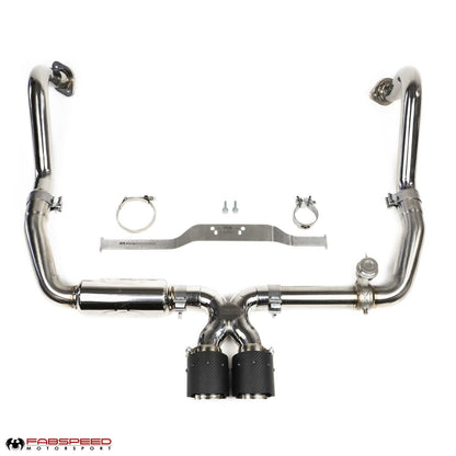 Fabspeed Porsche 718 Valvetronic Exhaust System (Inc. Boxster, Cayman S & Cayman GTS) - Supercar Parts UK