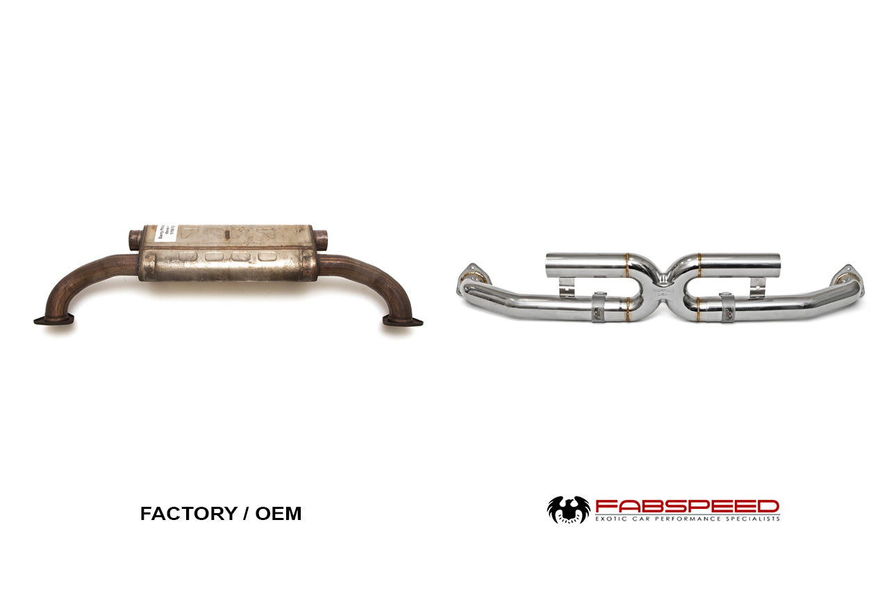 Fabspeed Porsche 997.2 Carrera Center Muffler Bypass X-Pipe - ML Performance