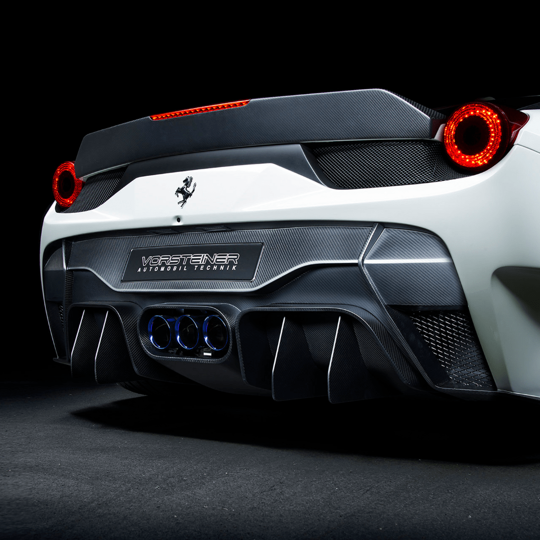 Vorsteiner FRV1160 Ferrari 458 Italia VX Carbon Fiber Decklid Spoiler Supercar Parts UK