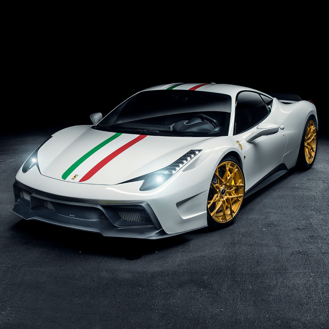 Vorsteiner FRV1110 Ferrari 458 Italia VX Carbon Fiber Front Bumper w/ Front Spoiler Supercar Parts UK