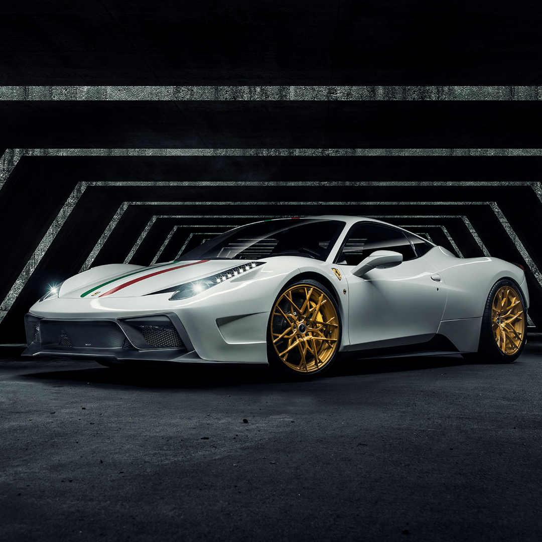 Vorsteiner FRV1110 Ferrari 458 Italia VX Carbon Fiber Front Bumper w/ Front Spoiler Supercar Parts UK