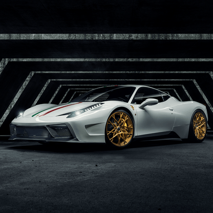 Vorsteiner FRV1110 Ferrari 458 Italia VX Carbon Fiber Front Bumper w/ Front Spoiler Supercar Parts UK
