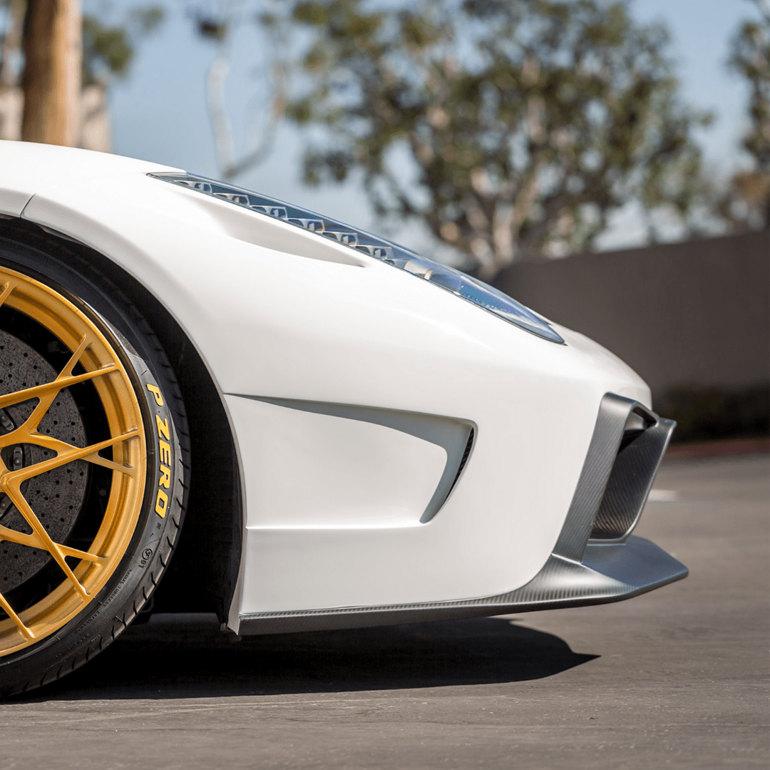 Vorsteiner FRV1110 Ferrari 458 Italia VX Carbon Fiber Front Bumper w/ Front Spoiler Supercar Parts UK