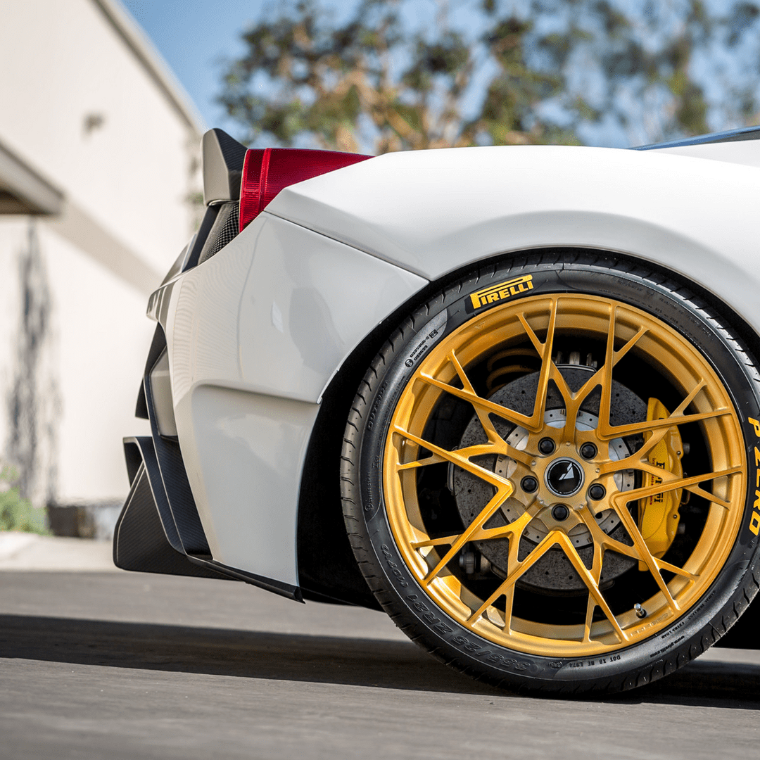 Vorsteiner FRV1140 Ferrari 458 Italia VX Aero Rear Bumper w/ Rear Diffuser (incl. Exhaust Tips) Supercar Parts UK