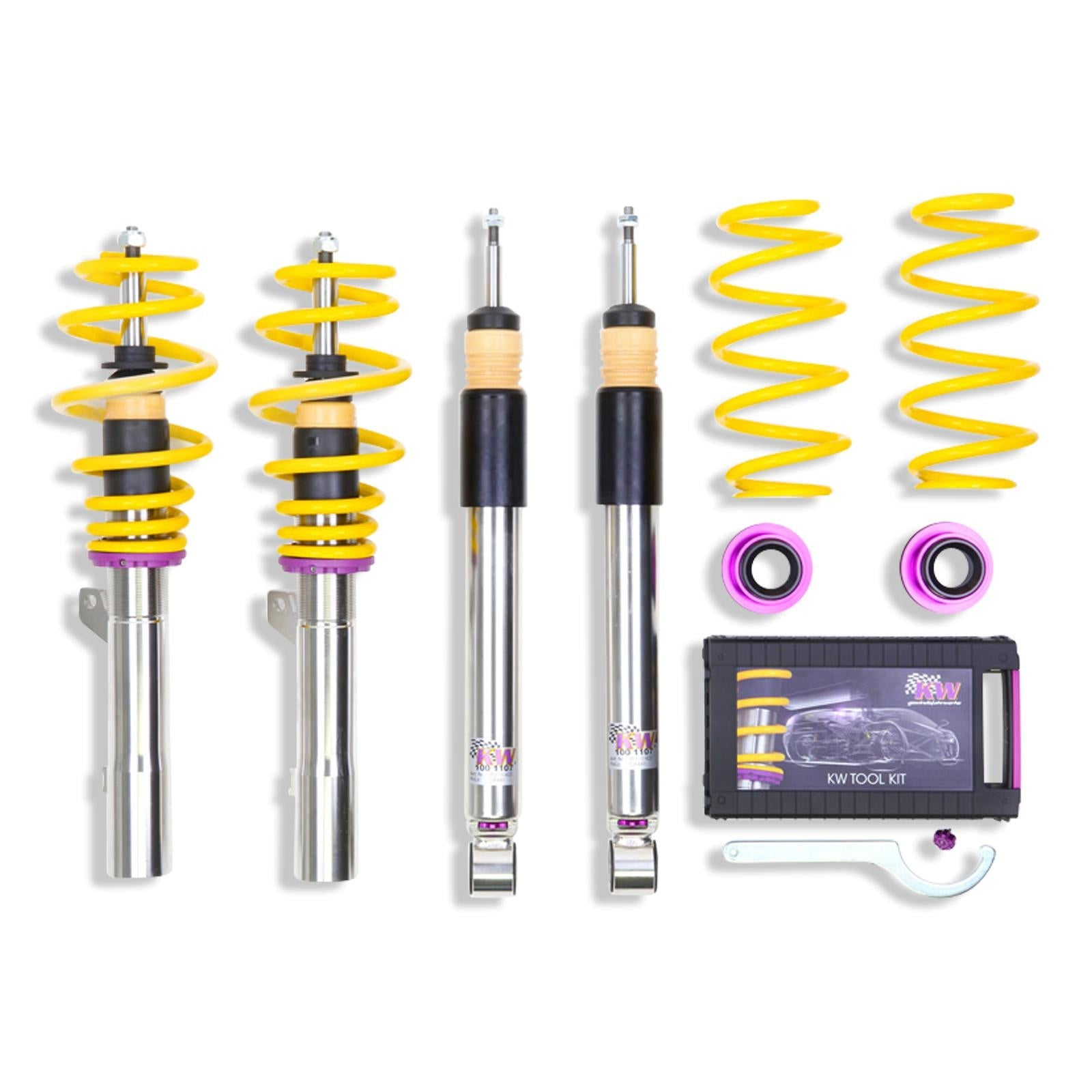 KW Audi 42 R8 Variant 3 Aluminium Coilover Kit with EDC Delete - Supercar Parts UK