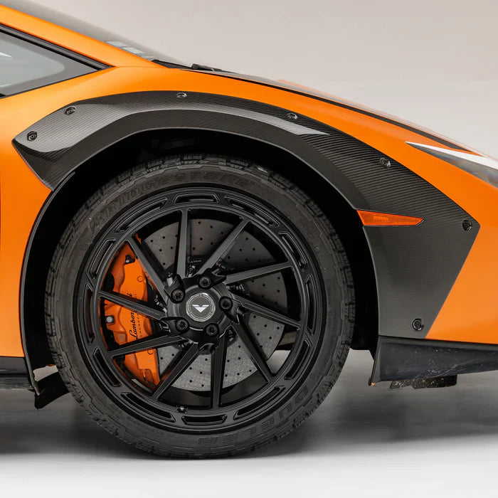 Vorsteiner 6090LOV Huracan Sterrato VRS Aero Fender Flares Carbon Fiber PP 2x2 Glossy