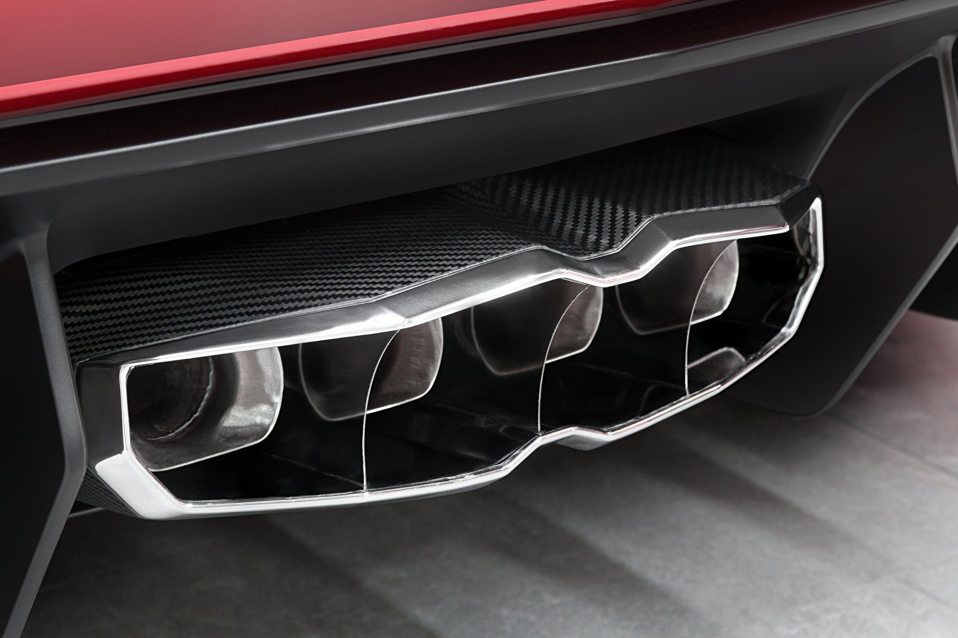 Capristo 03LA01310001 Lamborghini Aventador LP700/750SV Carbon/Stainless Exhaust Frame 