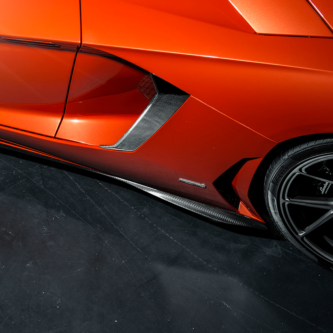 Vorsteiner 0703LOV Lamborghini Aventador Zaragoza Edizione Aero Side Blades Supercar Parts UK