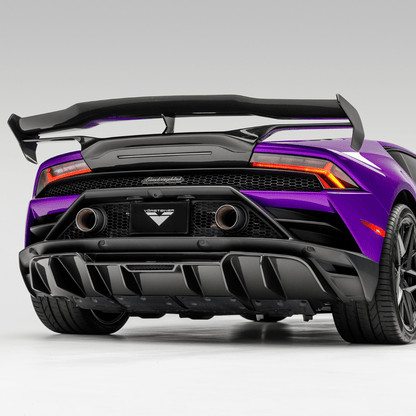 Vorsteiner 3050LOV Lamborghini Huracan EVO Monza Edizione Rear Diffuser (2x2 Gloss Carbon) Supercar Parts UK