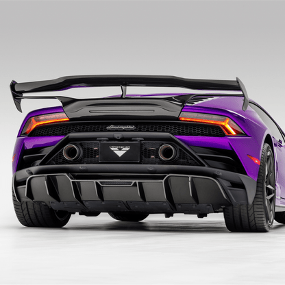 Vorsteiner 3050LOV Lamborghini Huracan EVO Monza Edizione Rear Diffuser (2x2 Gloss Carbon) Supercar Parts UK