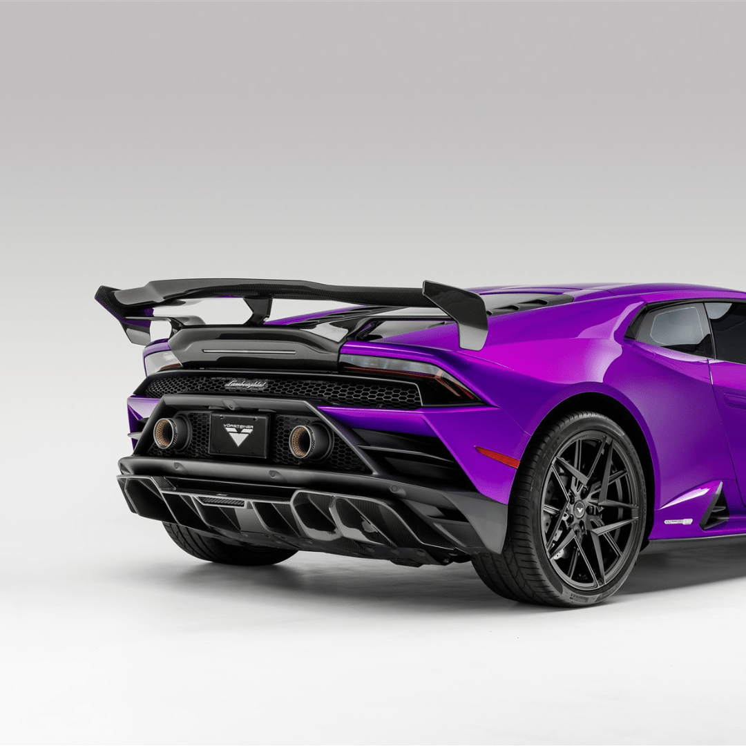Vorsteiner 3050LOV Lamborghini Huracan EVO Monza Edizione Rear Diffuser (2x2 Gloss Carbon) Supercar Parts UK