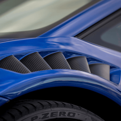 Vorsteiner 0940LOV Lamborghini Huracan Novara Edizione Aero Front Fenders w/Integrated Vents and Splash Shields (2x2 Gloss Carbon) Supercar Parts UK
