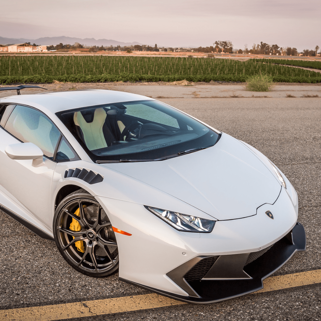 Vorsteiner 0940LOV Lamborghini Huracan Novara Edizione Aero Front Fenders w/Integrated Vents and Splash Shields (2x2 Gloss Carbon) Supercar Parts UK