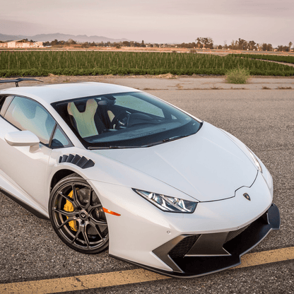 Vorsteiner 0940LOV Lamborghini Huracan Novara Edizione Aero Front Fenders w/Integrated Vents and Splash Shields (2x2 Gloss Carbon) Supercar Parts UK