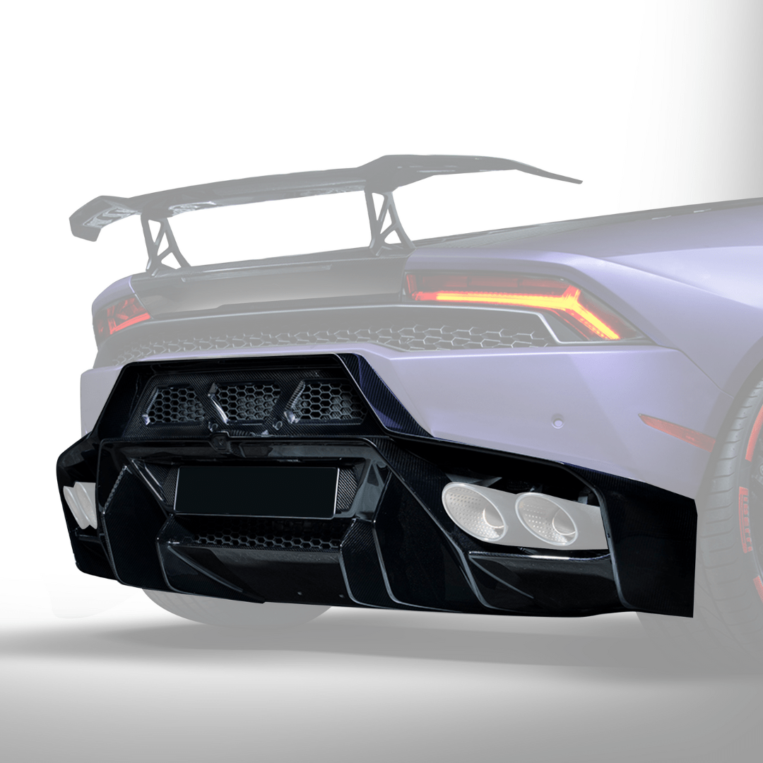 Vorsteiner 0920LOV Lamborghini Huracan Novara Edizione Aero Rear Bumper w/ Rear Diffuser Supercar Parts UK