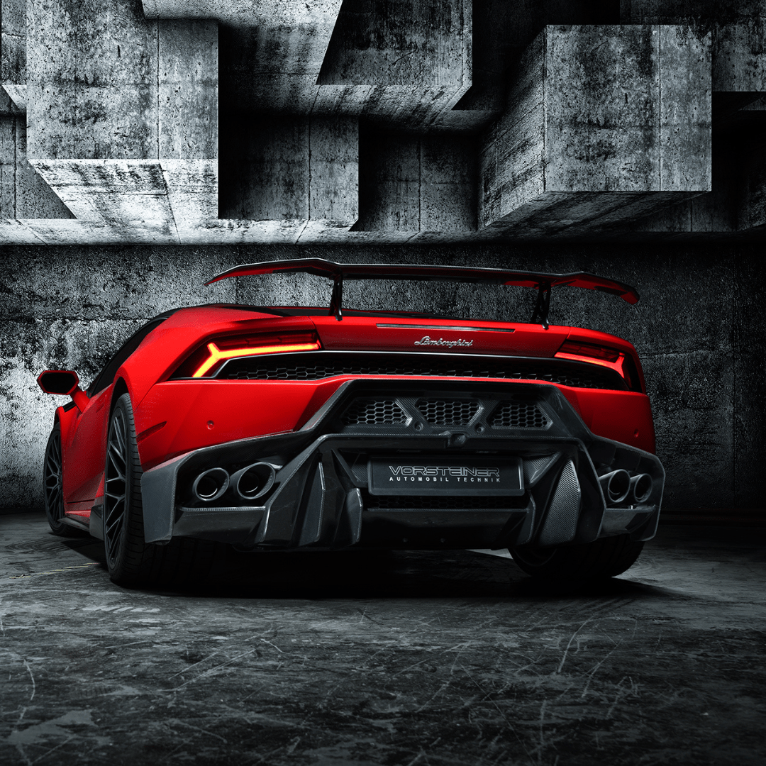 Vorsteiner 0920LOV Lamborghini Huracan Novara Edizione Aero Rear Bumper w/ Rear Diffuser Supercar Parts UK