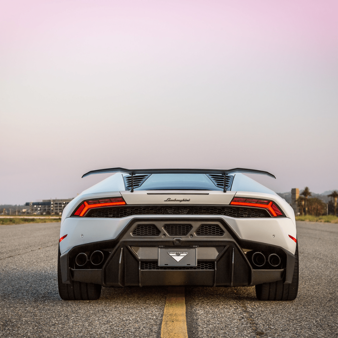 Vorsteiner 0920LOV Lamborghini Huracan Novara Edizione Aero Rear Bumper w/ Rear Diffuser Supercar Parts UK
